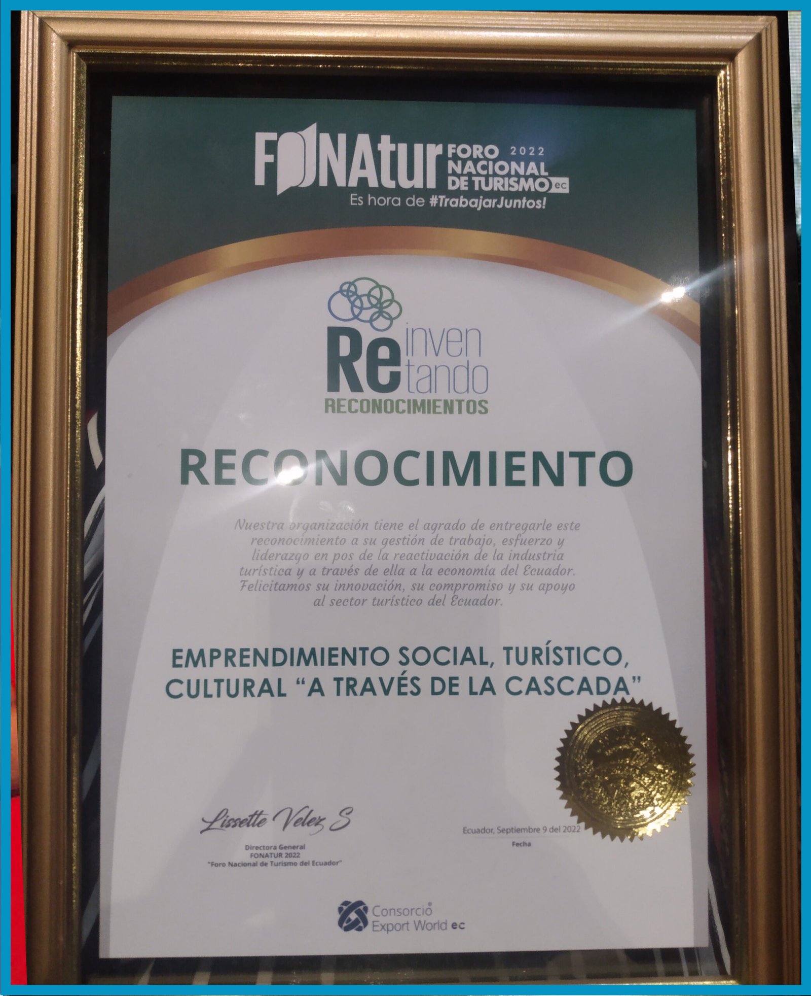 reconocimiento FONATUR 2022